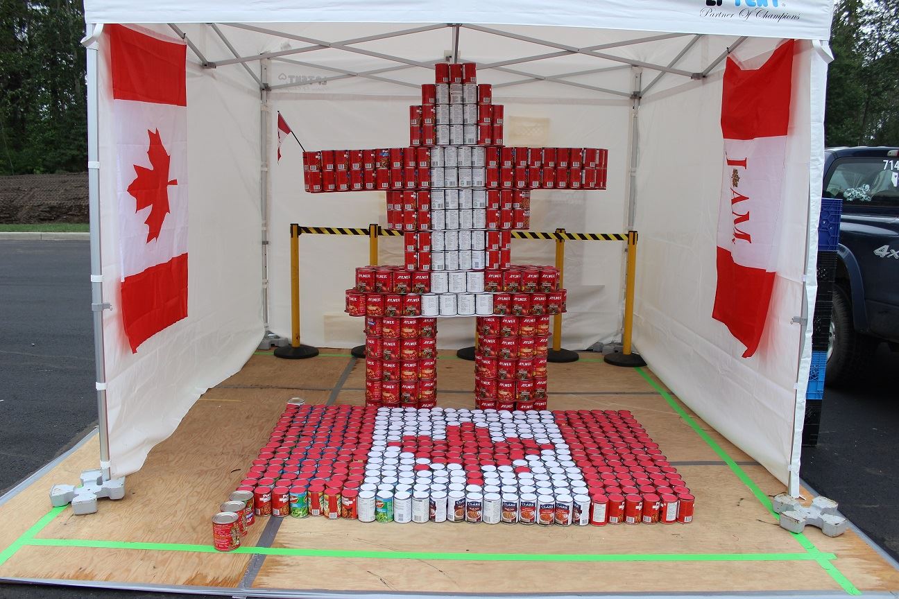PHOTO. Supplied: Fort McMurray Hotel Group Canstruction design. WBFB Facebook. 