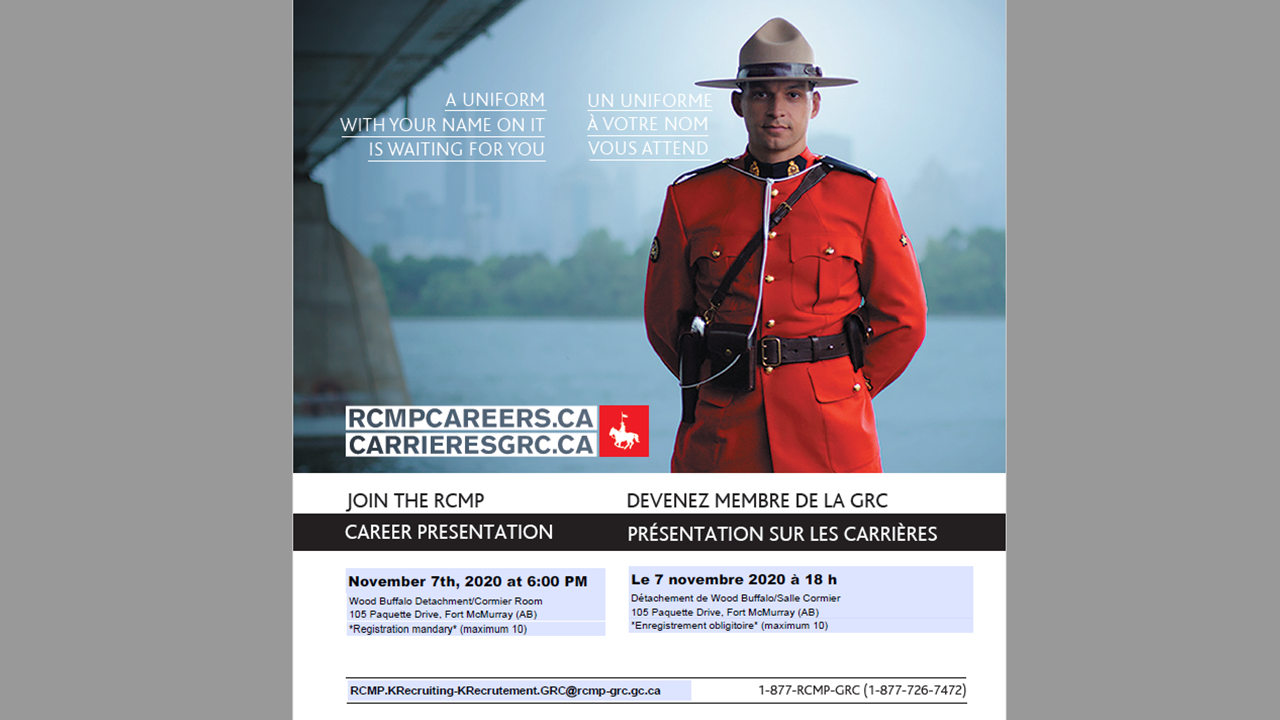 what is career presentation rcmp